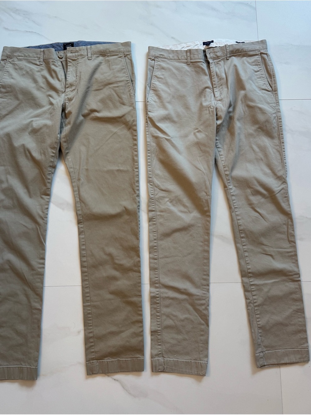 J. Crew Slim Khaki Chino Pants - Light Tan